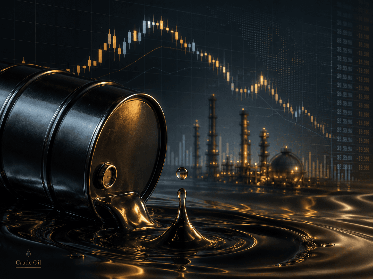 Crude oil prices end winning run with first weekly fall in nearly a month. Can liquid gold slide further?