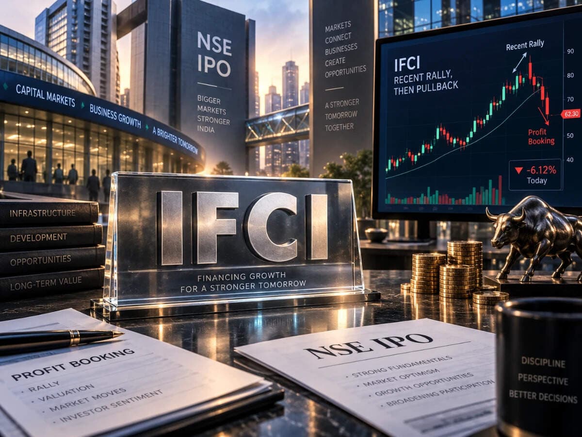 IFCI shares slide 7% after stellar 30% monthly surge amid NSE IPO buzz