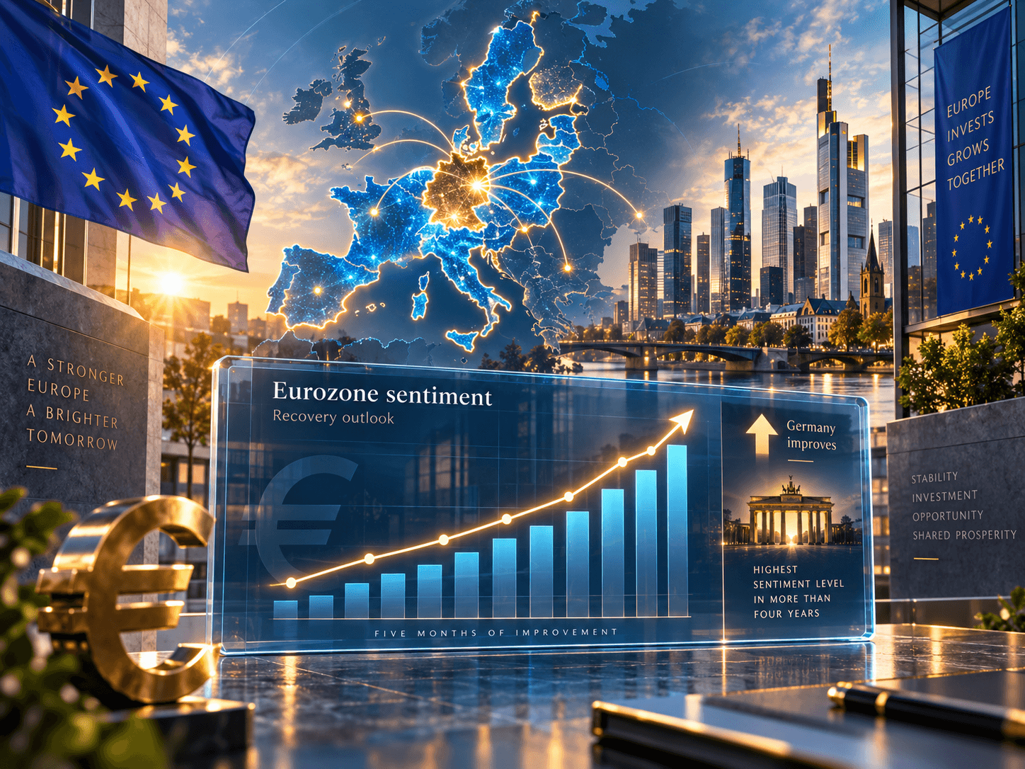 Global Market: Eurozone investor sentiment hits four-year high in September