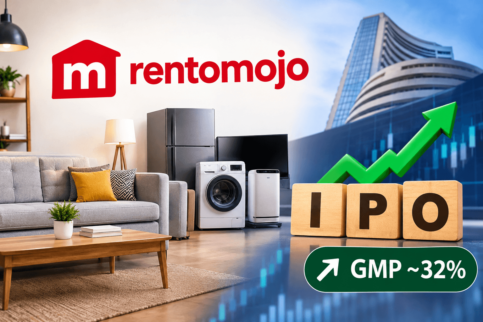 Rentomojo IPO opens today; GMP signals 32% potential listing gains. Should you subscribe?