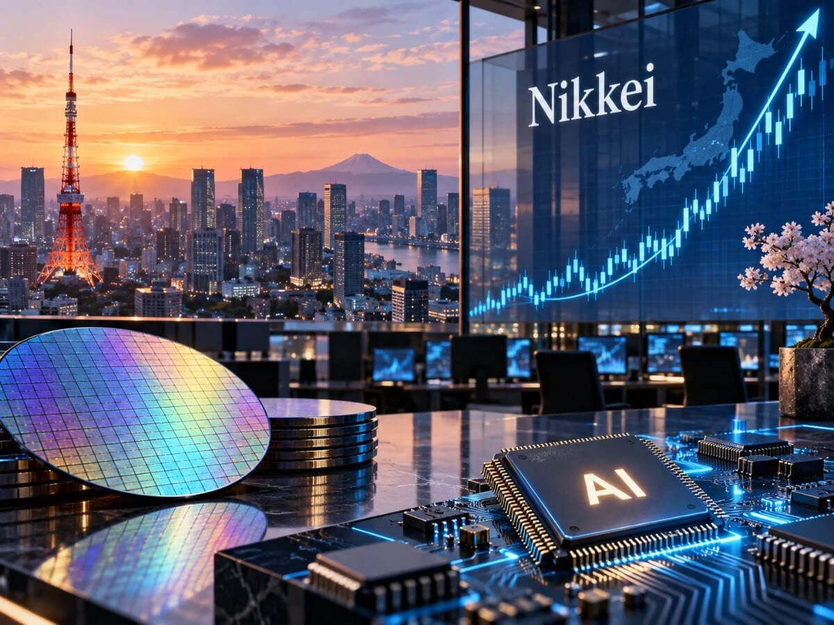 Global Market: Nikkei gains as AI, semiconductor stocks lift Japanese shares