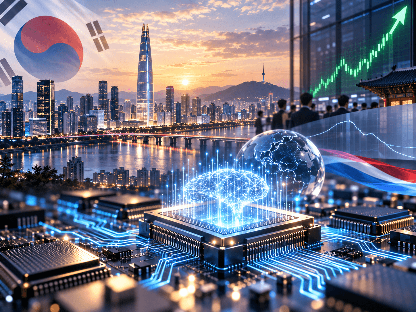 Global Market: South Korean shares surge as Samsung, SK Hynix rally on AI optimism