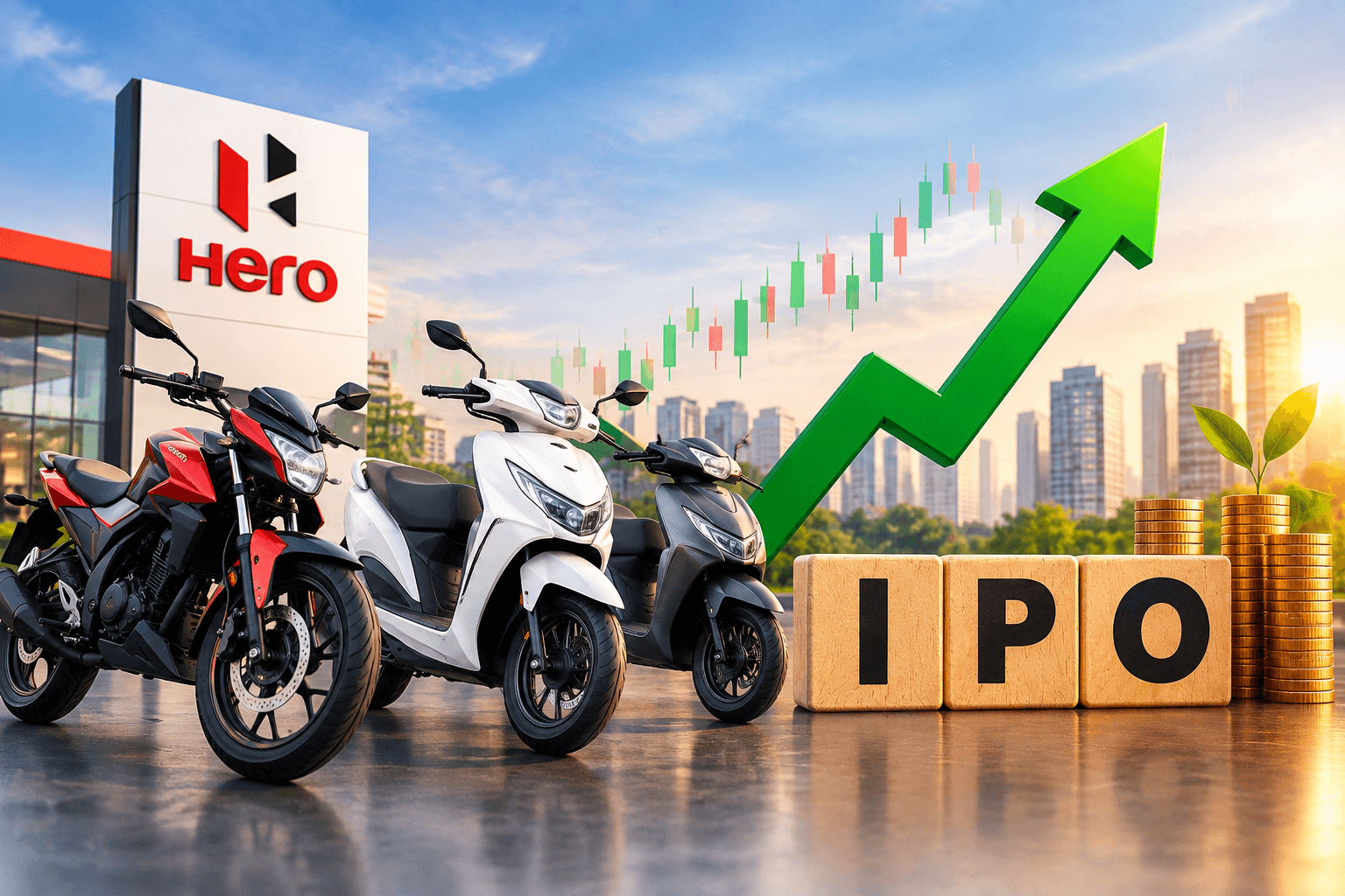 Hero Motors IPO opens tomorrow; GMP signals 29% potential listing upside. Check key details