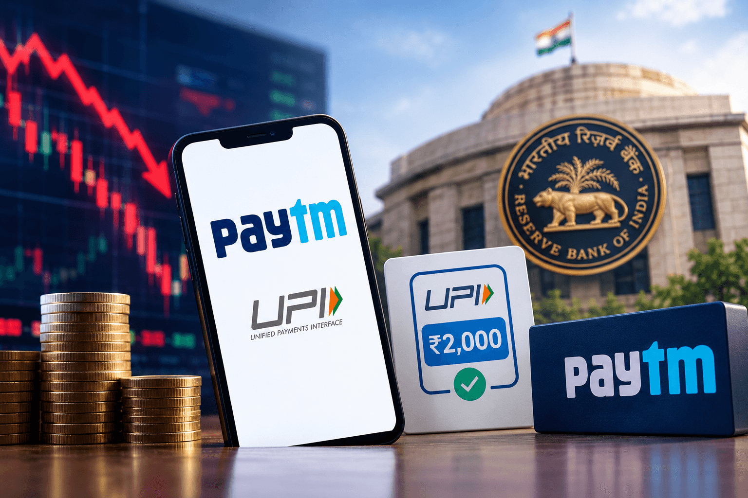 Paytm shares drop 3% after govt shields UPI payments only up to Rs 2,000 from charges. Should you buy the dip?