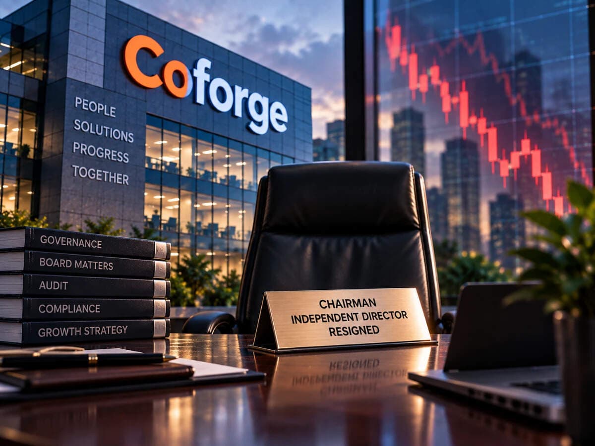 Coforge shares fall over 3%. What are Jefferies, Emkay saying after Chairman, independent director exit?