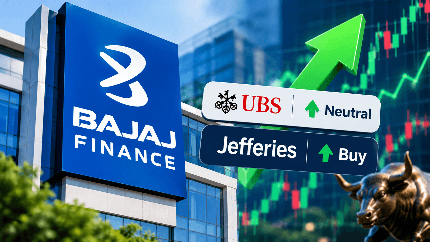 Bajaj Finance shares jump 3% after UBS upgrades to Neutral, hikes target price while Jefferies screams Buy