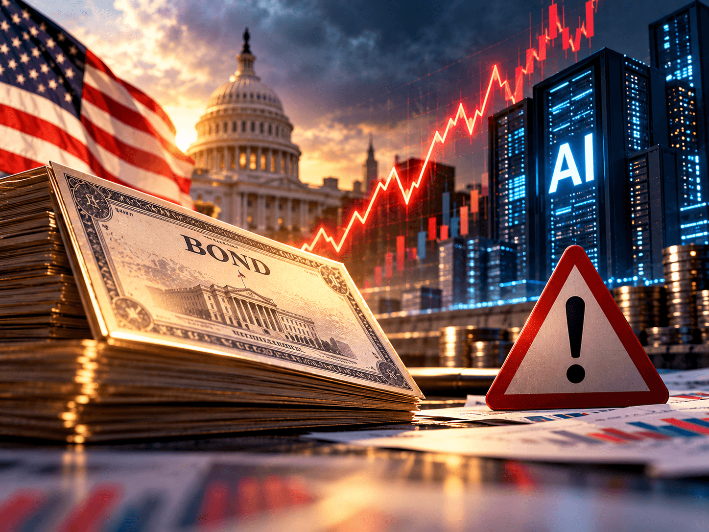 US Market: Bond fund managers turn cautious as yields, AI debt raise risks