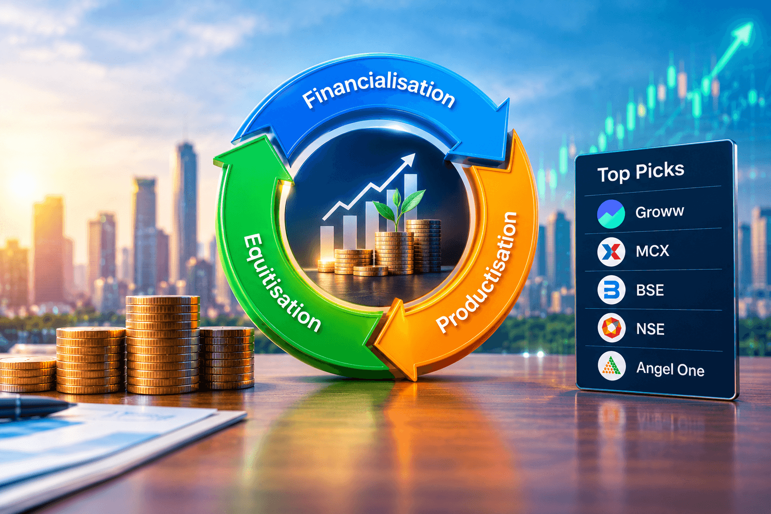 $500 billion flywheel! Macquarie lists 3 drivers for strong growth in capital market stocks, lists top picks