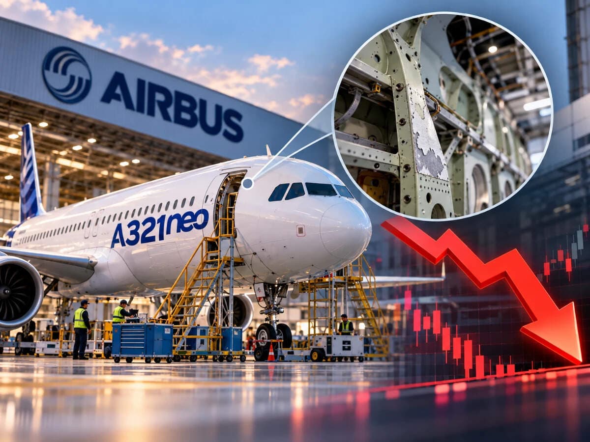 Global Market: Airbus shares fall after quality flaw found in hundreds of A321neo jets